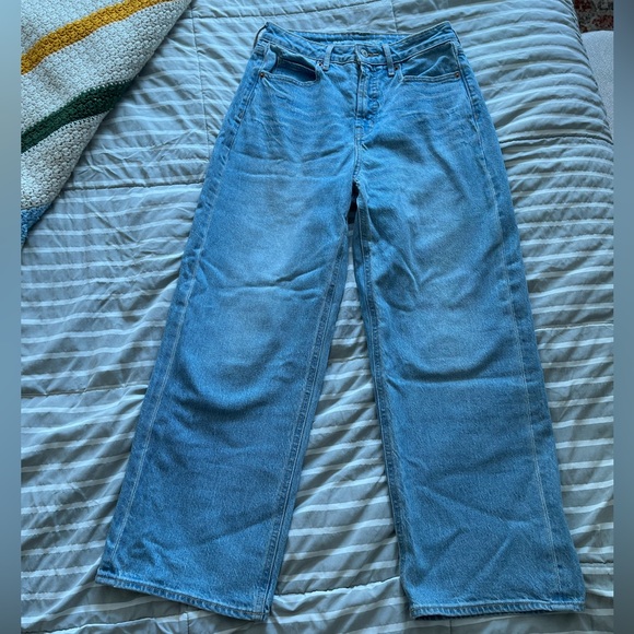 Extra High-Rise Sky-Hi Wide Leg Old Navy Denim - Picture 2 of 5
